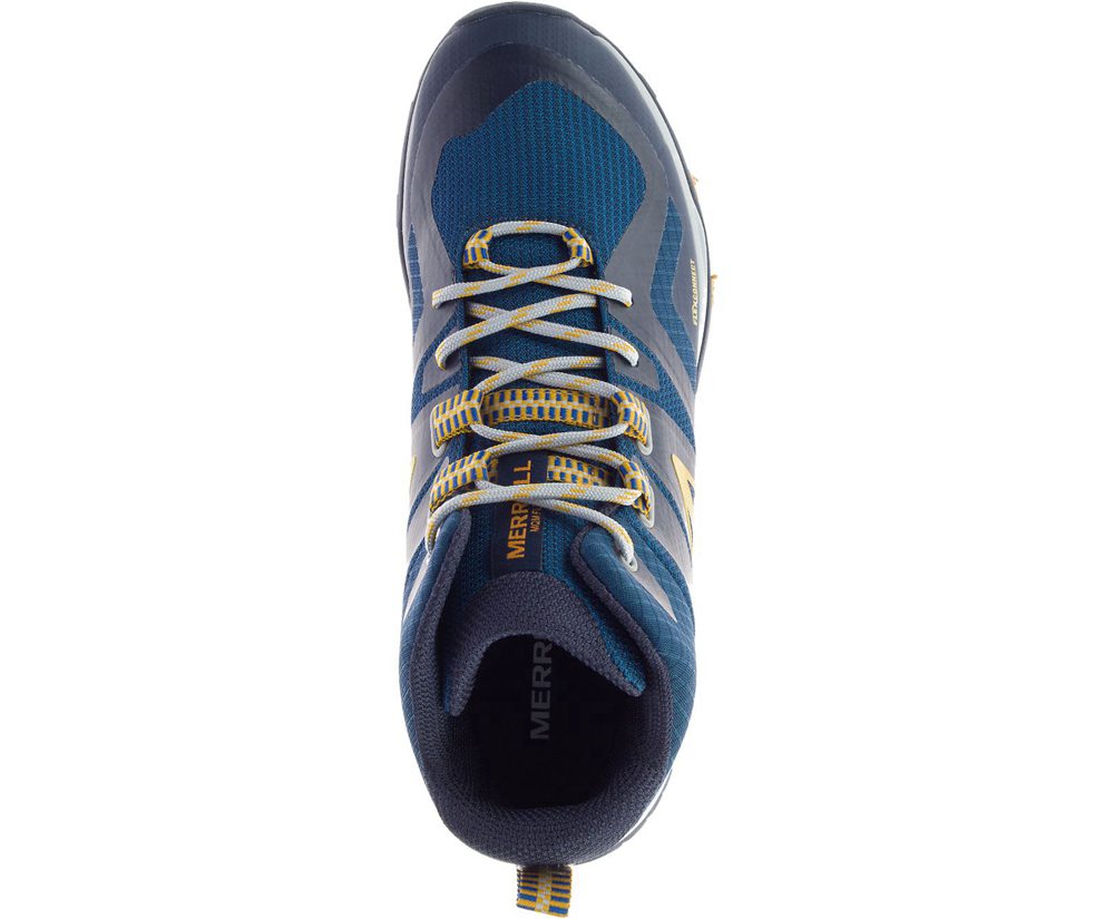 Merrell Hiking Boots Blue - MQM Flex 2 Mid GORE-TEX® - Mens 49AJBOGUY